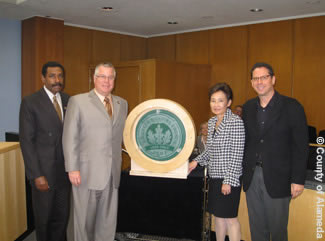 Photo of U.S. Green Building Council's LEED� Gold rating for the Juvenile Justice Center.